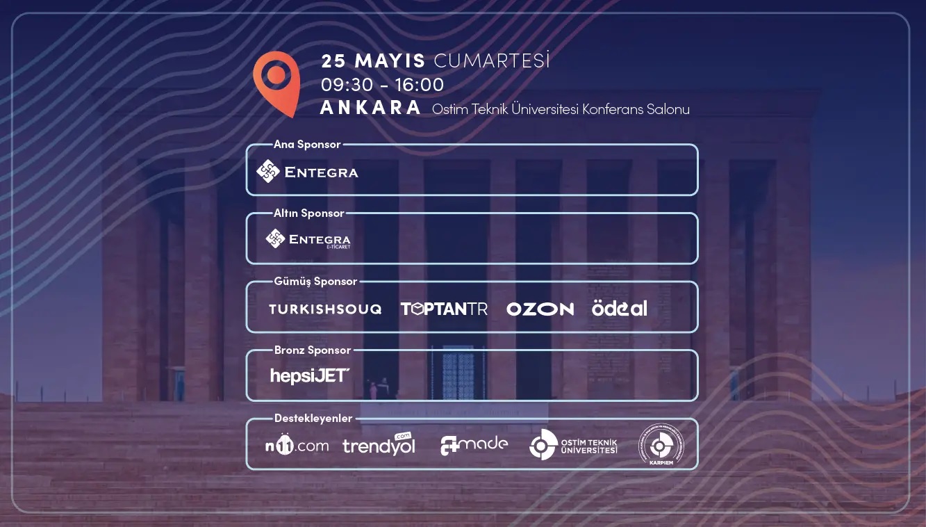 Davetlisiniz! 25 Mayıs Cumartesi Büyük Ankara TEKDEV E-ticaret ve E-ihracat Konferansı